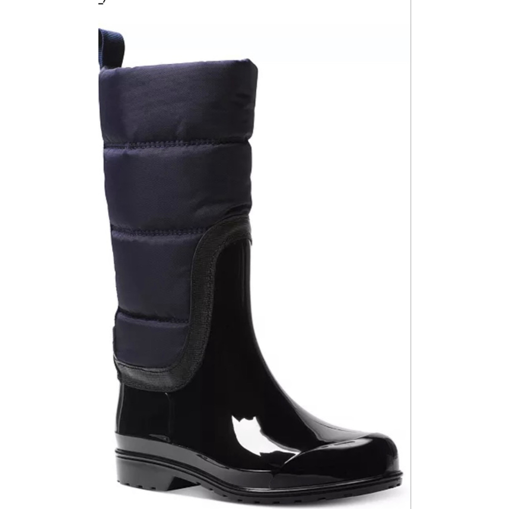 Michael Kors Black and Navy Winter Boots